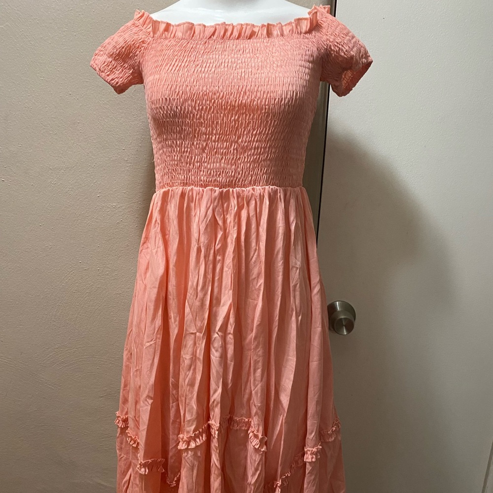 Peach Dress